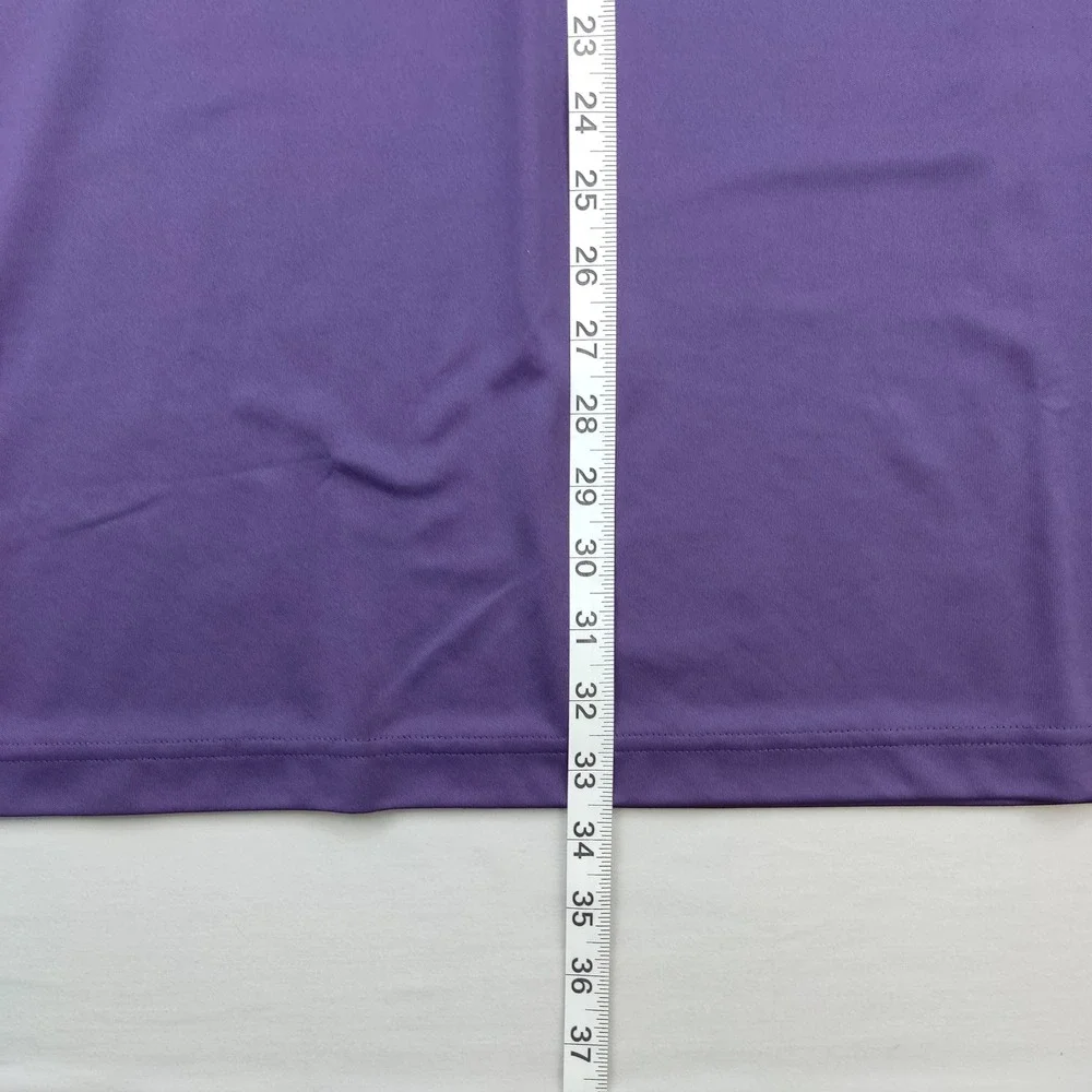 Adidas Polo Shirt Mens 2XL‎ Purple Primegreen Golf Performance Short Sleeve